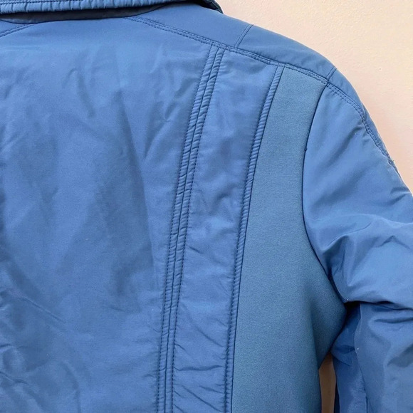 Anba of Austria VNTG 80s/90s size 14 Blue Puffer SKI Jacket Made in Austria - Picture 12 of 15